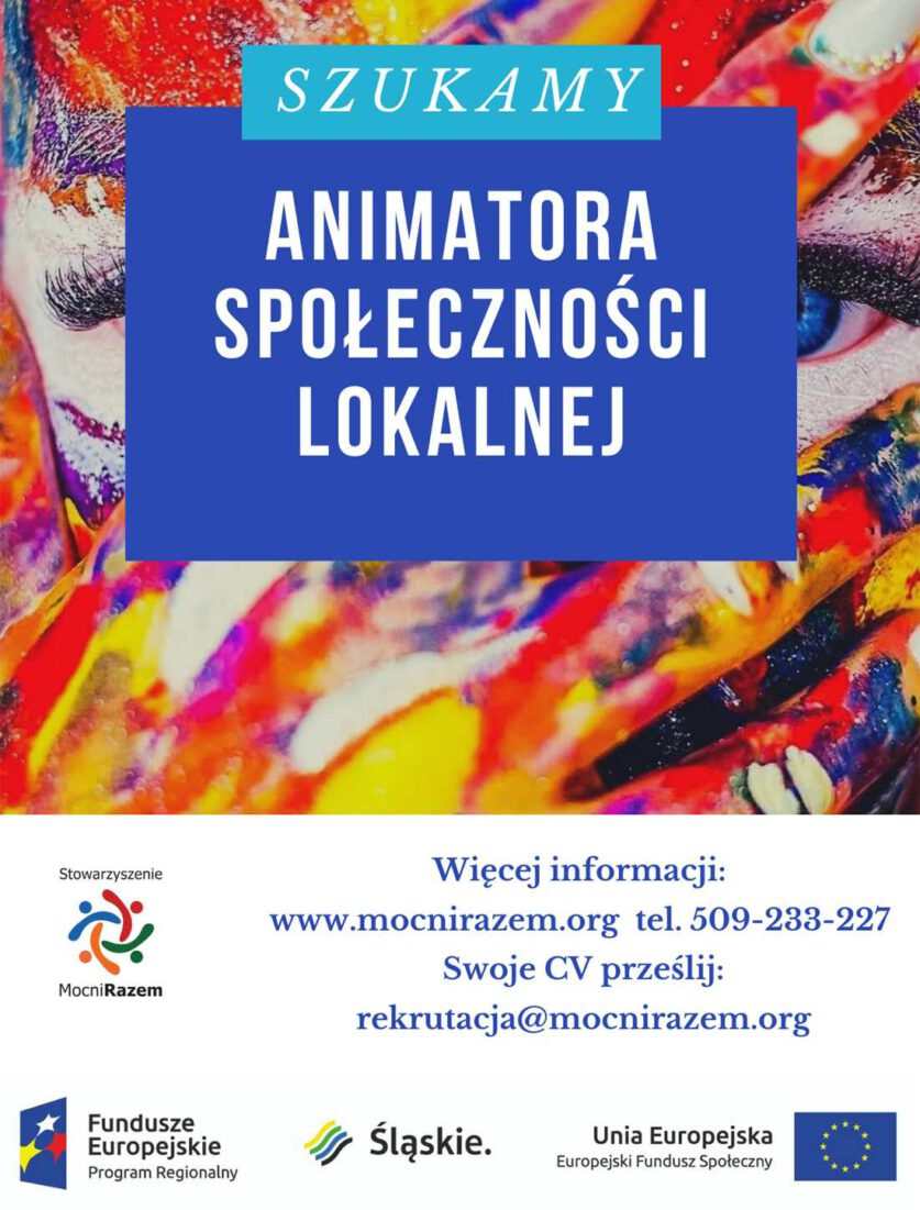 Poszukujemy – ANIMATORA SPOŁECZNOŚCI LOKALNEJ